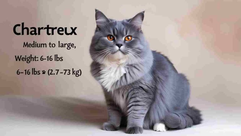chartreux cat size