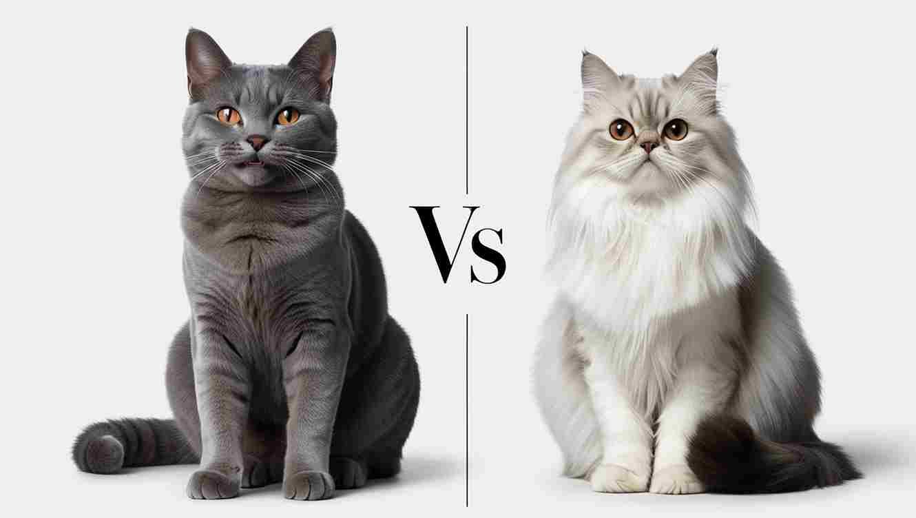 Chartreux vs Persian Cat