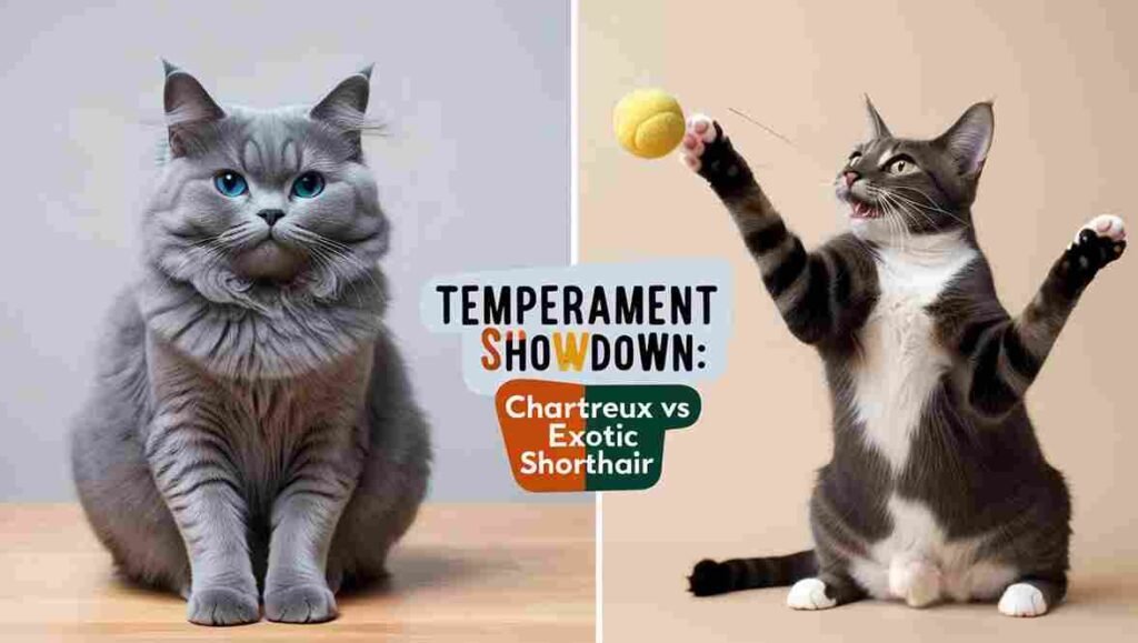 Chartreux vs Exotic Shorthair